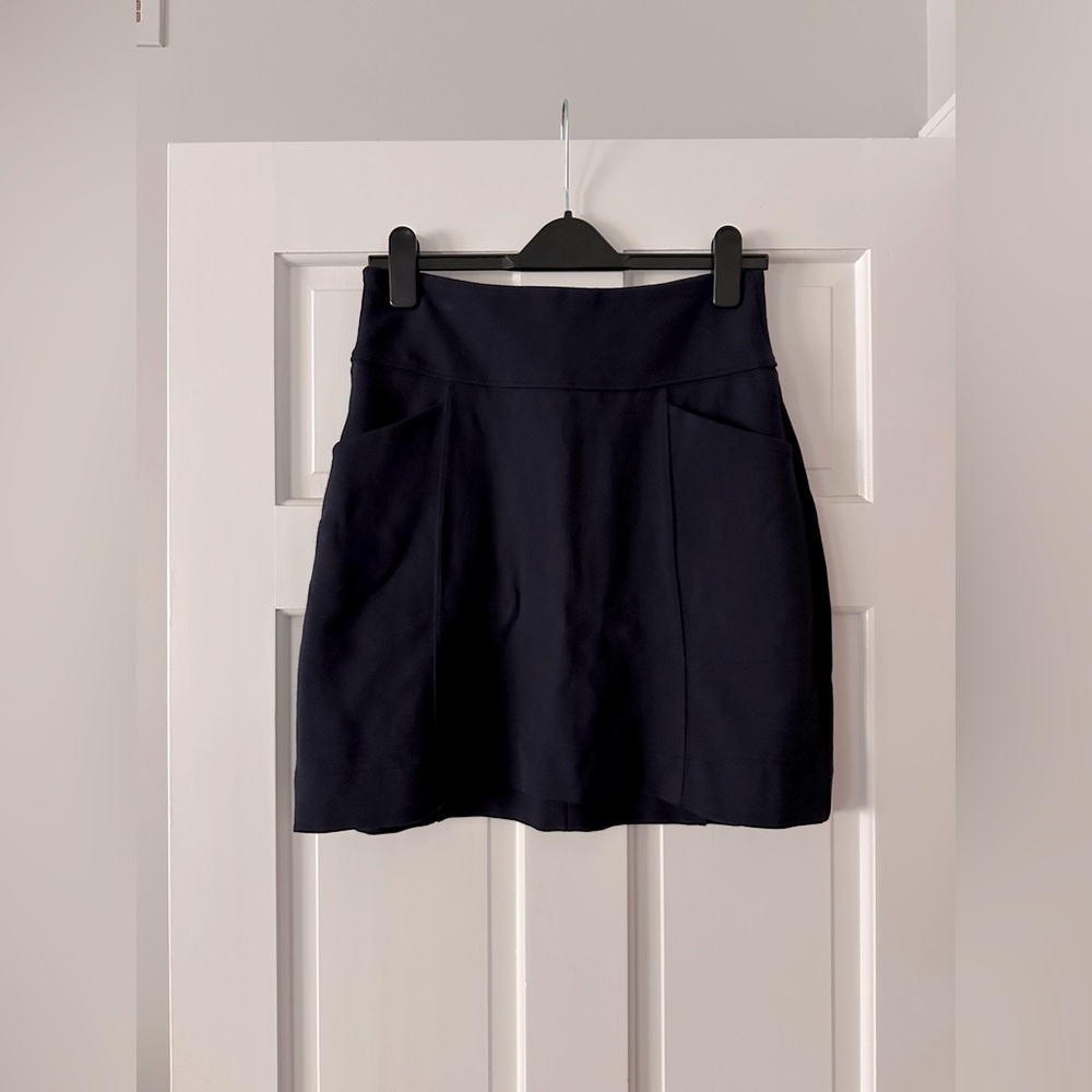 Classic Navy A-Line Women's Skirt
